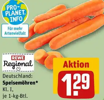 REWE Speisemöhren 1-kg-Btl. Angebot