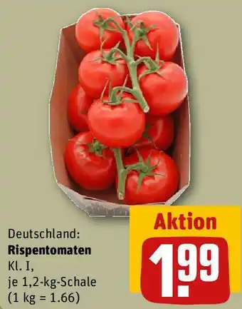 REWE Rispentomaten 1,2-kg-Schale Angebot