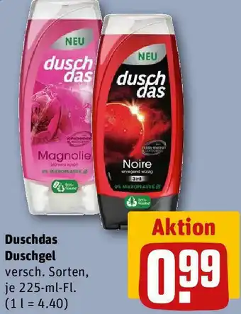 REWE Duschdas Duschgel 225-ml-Fl. Angebot