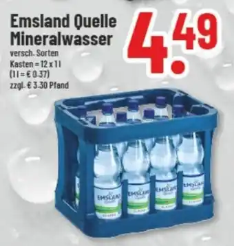 trinkgut Emsland Quelle Mineralwasser 12*1L Angebot