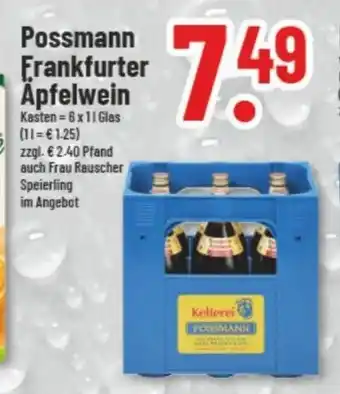 trinkgut Possmann Frankfurter Apfelwein 6*1L Angebot