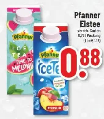 trinkgut Pfanner Eistee 750ml Angebot