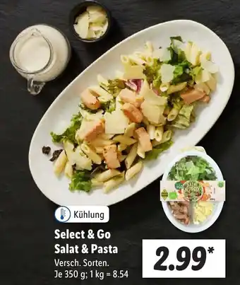 Lidl Select & Go Salat & Pasta 350 g Angebot