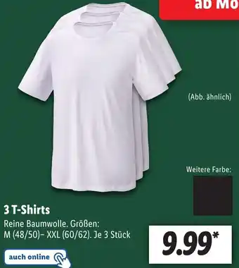 Lidl 3 T-Shirts Angebot