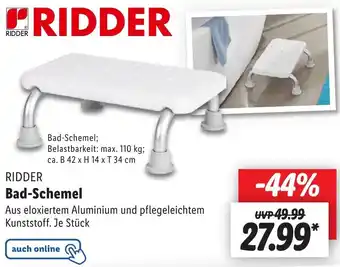 Lidl RIDDER Bad-Schemel Angebot