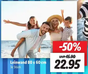 Lidl Leinwand 80 x 60 cm Angebot