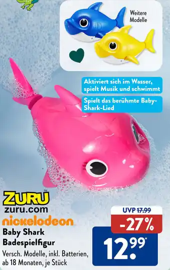 Aldi Süd nickelodeon Baby Shark Badespielfigur Angebot