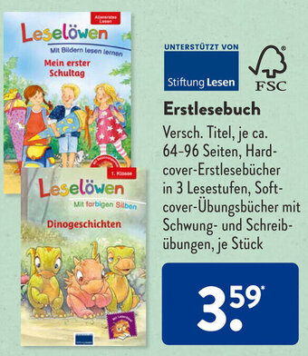 Aldi Süd Erstlesebuch Angebot