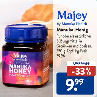 Aldi Süd Majoy by Manuka Health Mānuka-Honig 250 g Angebot