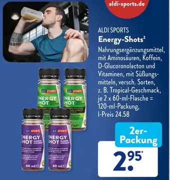 Aldi Süd ALDI SPORTS Energy-Shots 2er-Packung Angebot