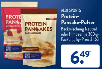 Aldi Süd ALDI SPORTS Protein Pancake Pulver 300 g Packung Angebot