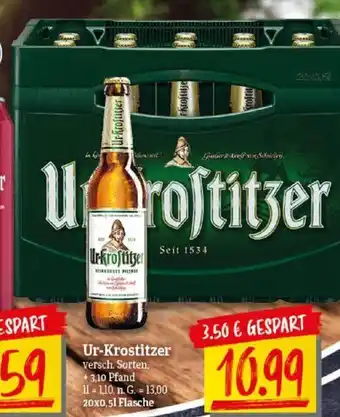 NP Discount Ur-Krostitzer versch. Sorten. 20x0,51 Flasche Angebot