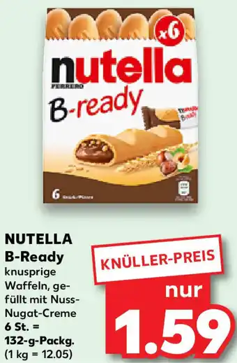 Kaufland NUTELLA B-Ready 132 g Packg. Angebot