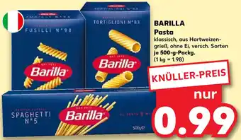 Kaufland BARILLA Pasta 500 g Pckg. Angebot