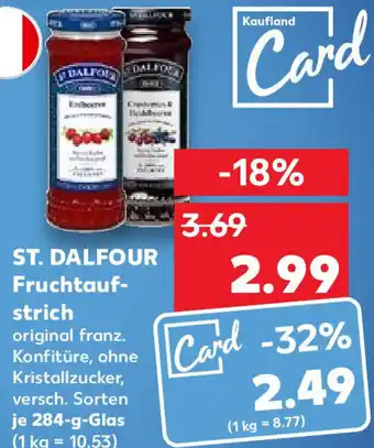 Kaufland ST. DALFOUR Fruchtaufstrich 284 g Glas Angebot