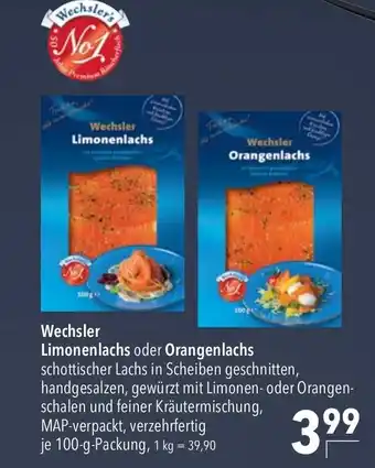 CITTI Markt Wechsler Limonenlachs oder Orangenlachs je 100 g Angebot