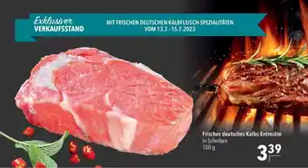 CITTI Markt Frisches deutsches Kalbs-Entrecôte in Scheiben 100 g Angebot