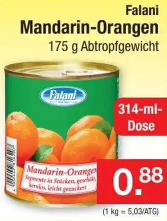 Zimmermann Falani Mandarin-Orangen 314-ml-Dose Angebot