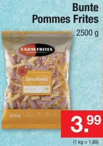 Zimmermann Bunte Pommes Frites 2500 g Angebot