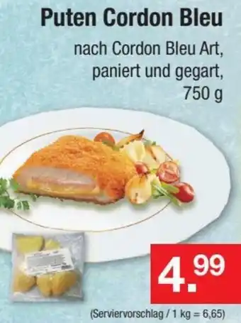 Zimmermann Puten Cordon Bleu 750 g Angebot