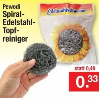 Zimmermann Pewodi Spiral Edelstahl Topfreiniger Angebot