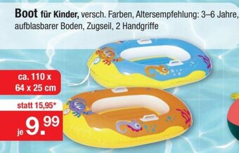 Zimmermann Bestway Boot für Kinder Angebot