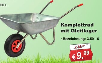 Stabilo Fachmarkt Komplettrad mit Gleitlager Angebot