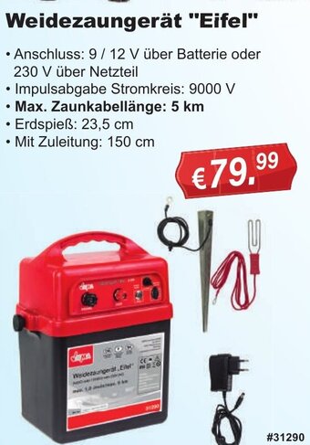 Stabilo Fachmarkt Weidezaungerät "Eifel" Angebot