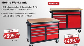 Stabilo Fachmarkt Mobile Werkbank Angebot