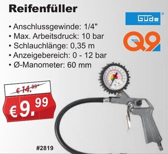 Stabilo Fachmarkt Güde Reifenfüller Angebot