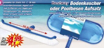 Posten Börse Bestway Bodenkescher oder Poolbesen Aufsatz Angebot