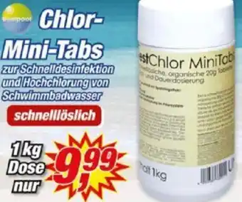 Posten Börse Chlor Mini-Tabs 1 kg Dose Angebot