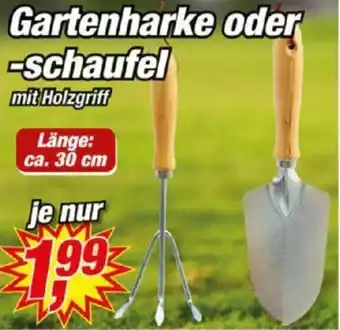 Posten Börse Gartenharke oder -schaufel Angebot