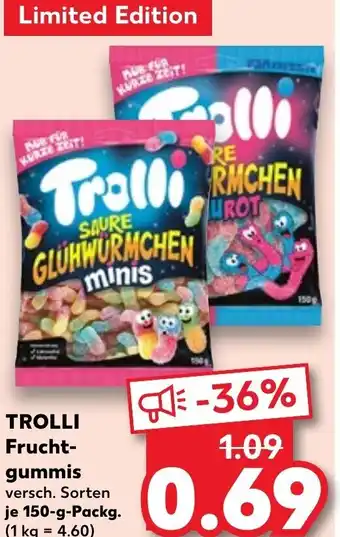 Kaufland TROLLI Fruchtgummis 150-g-Packg. Angebot