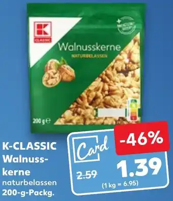 Kaufland K-CLASSIC Walnusskerne 200-g-Packg. Angebot