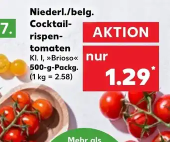 Kaufland Niederl./belg. Cocktailrispentomaten 500 g Packg. Angebot