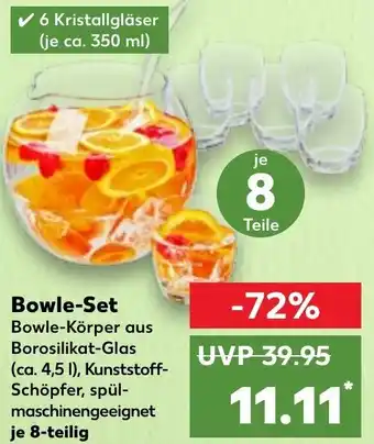 Kaufland Bowle-Set 8-teilig Angebot