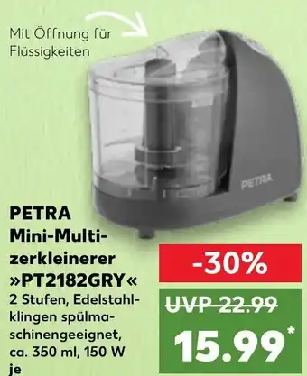 Kaufland PETRA Mini-Multizerkleinerer >>PT2182GRY<< Angebot