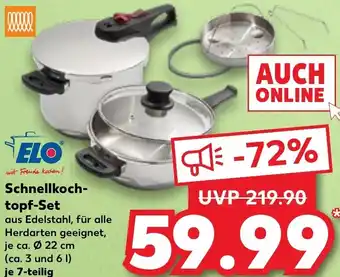 Kaufland ELO Schnellkochtopf Set 7-teilig Angebot