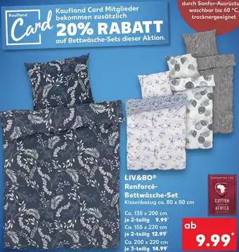 Kaufland LIV&BOⓇ Renforcé Bettwäsche-Set Angebot