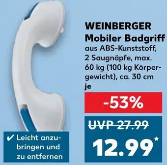 Kaufland WEINBERGER Mobiler Badgriff Angebot