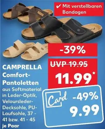 Kaufland CAMPRELLA Comfort-Pantoletten Angebot