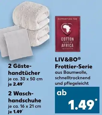 Kaufland LIV&BOⓇ 2 Waschhandschuhe Angebot