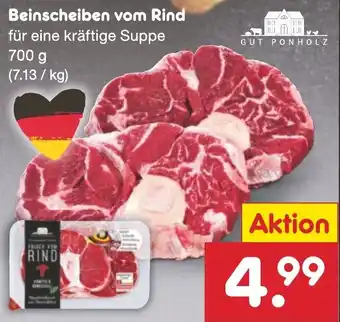 Netto Marken-Discount GUT PONHOLZ Beinscheiben vom Rind 700 g Angebot