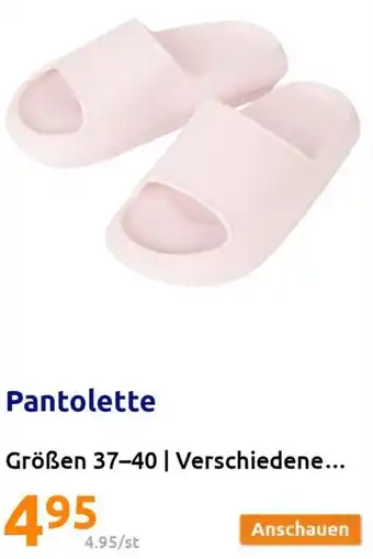 Action Pantolette Größen 37-40 Angebot