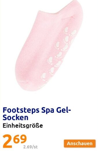 Action Footsteps Spa Gel-Socken Angebot
