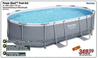 Poco Bestway Power Steel™ Pool-Set ca. 488 x 305 x 107 cm Angebot