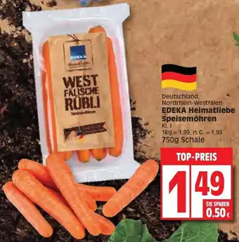 Edeka EDEKA Heimatliebe Speisemöhren 750 g Schale Angebot