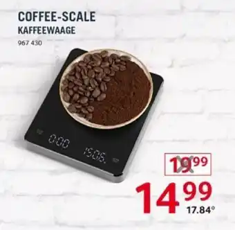 Selgros COFFEE-SCALE KAFFEEWAAGE Angebot