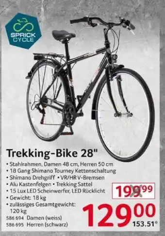 Selgros SPRICK CYCLE Trekking-Bike 28" Angebot